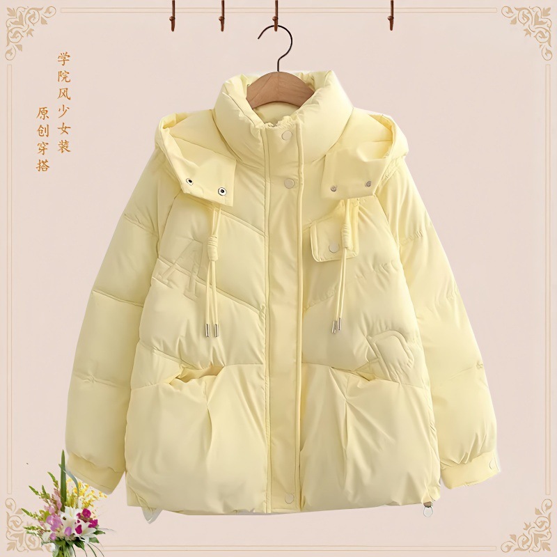 中学生 中綿コート レディース 冬用 12～15歳 中学生 ショートパンコート 女の子 ゆったりダウン中綿コート