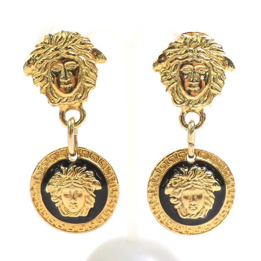 ヴェルサーチ VERSACE イヤリング メタル ゴールド レディース h32253b