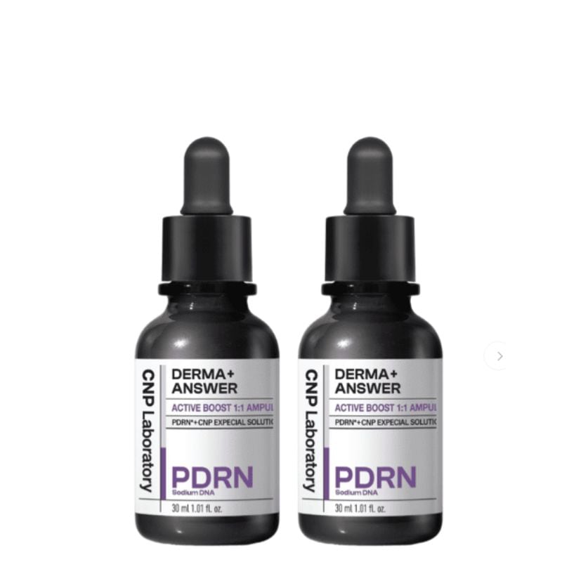 ダーマアンサーPDRN アクティブブーストアンプル 30ml ダブル企画 (1+1)化粧ノリ爆上がり・鎮静ハリアンプル,オリーブヤング 企画セット