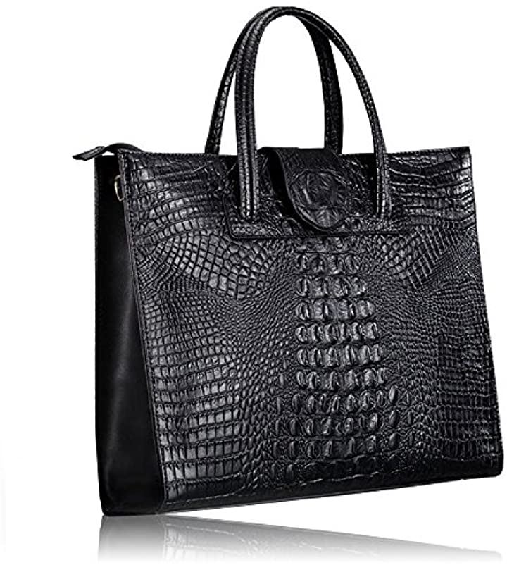 本革 トートバッグ ハンドバッグ ビジネス A4 が入る ２WAY ビジネスバッグ レディース 1. ブラック( 1. ブラック)