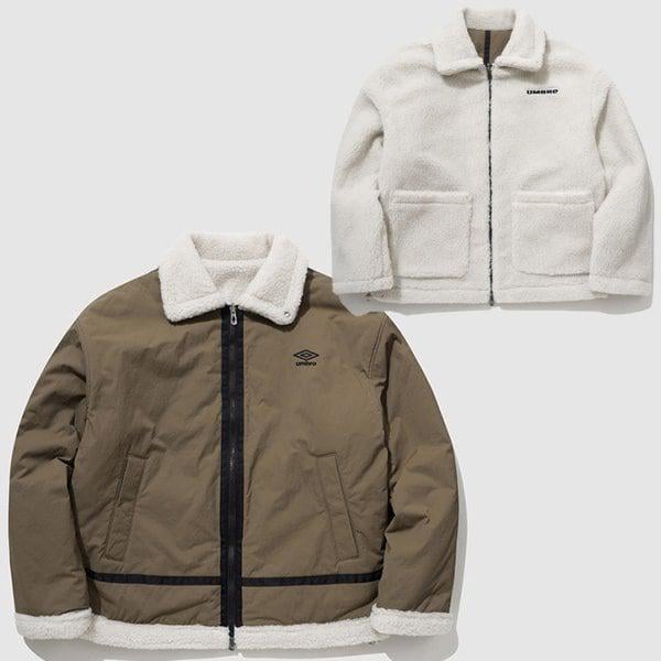 リバーシブルフリースウーブンスポーティムートンジャケット UP421CPJN2 MBR