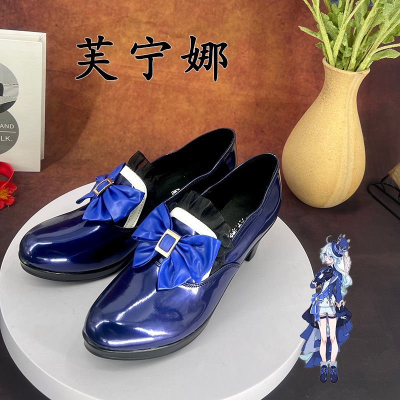 原神 フニナシューズ 少女ロリ二次元コミック展示会パフォーマンスシューズ