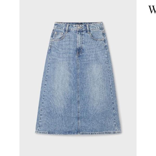 ロングデニムスカート（WHWJF4955F）