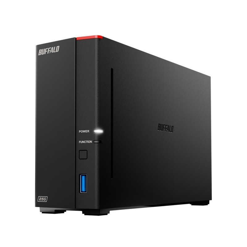 BUFFALO　リンクステーション LS710D ネットワークHDD 1ベイ 8TB LinkStation ブラック　LS710D0801
