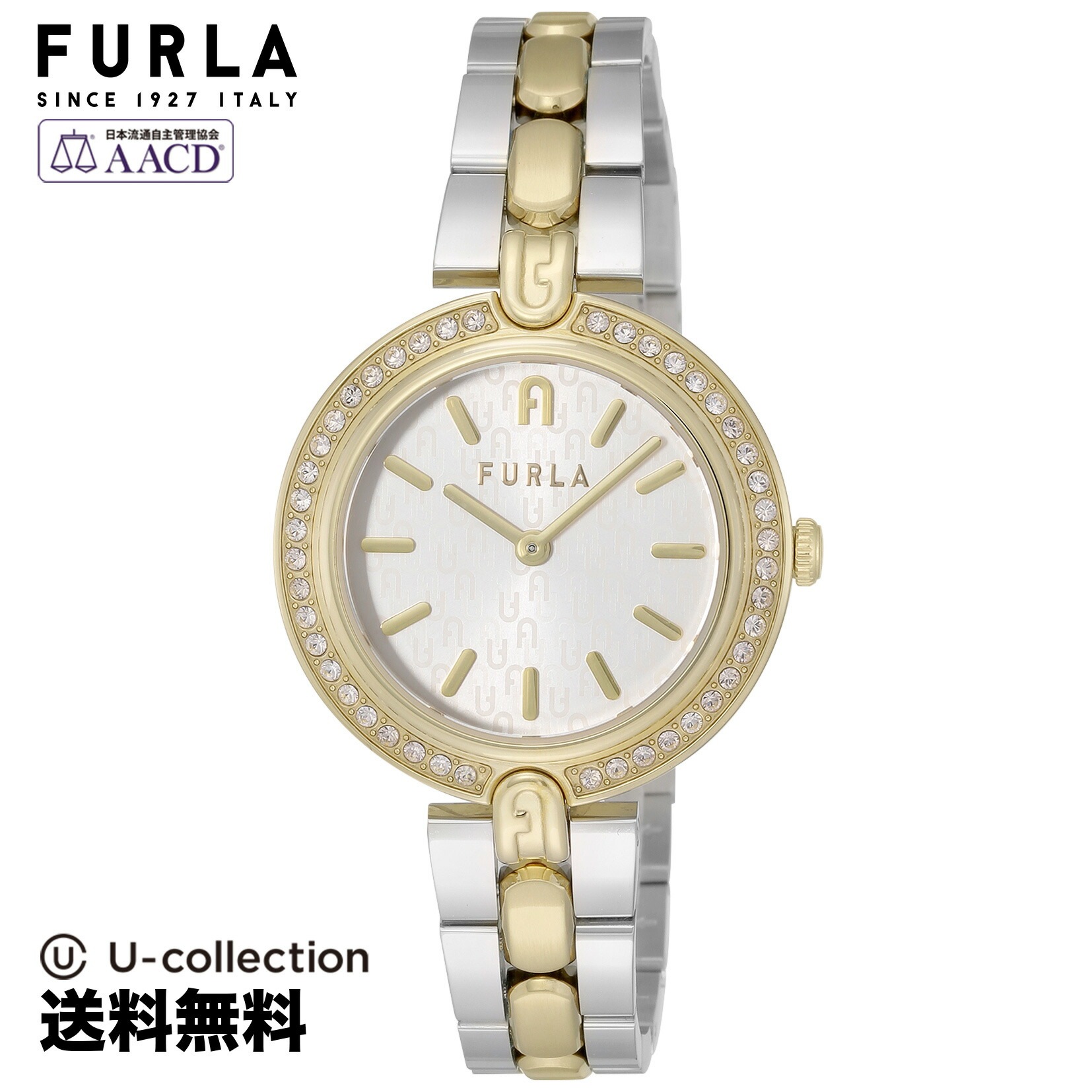 【腕時計】 FURLA(フルラ) LOGO LINKS / ロゴリンクス レディース シルバー クォーツ WW00002009L4 時計 ブランド
