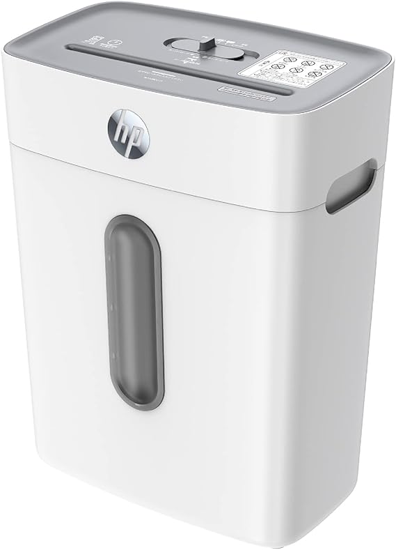 電動 シュレッダー 家庭用 ( 15L / 1-3人用 ) 静音 コンパクト / クロスカット 8枚同時細断 ( リモートワーク / 在宅勤務 / オフィス ) 大容量ダストボックス / 小型 スリム