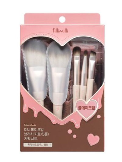 Qoo10] fillimilli ミニ メイクアップ ブラシ キット 5種