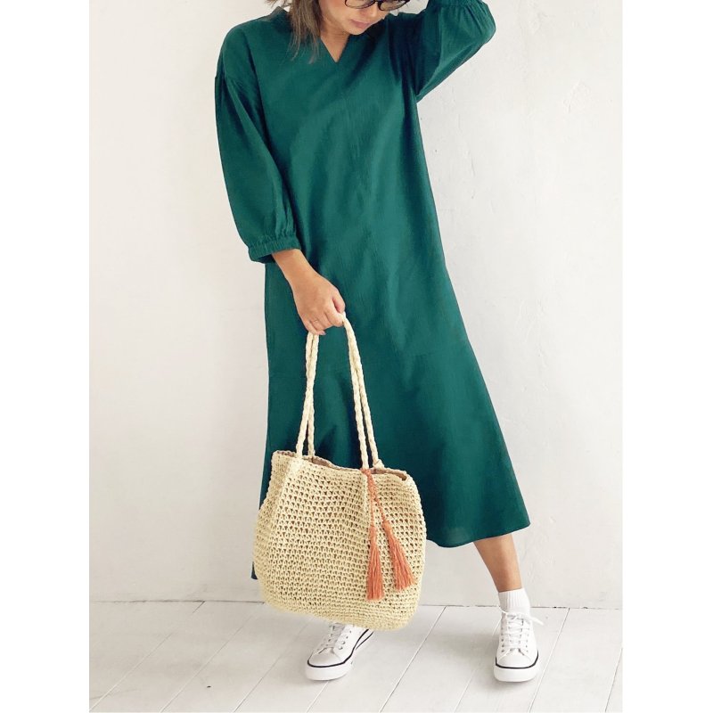 コットンボイルマーメードワンピ