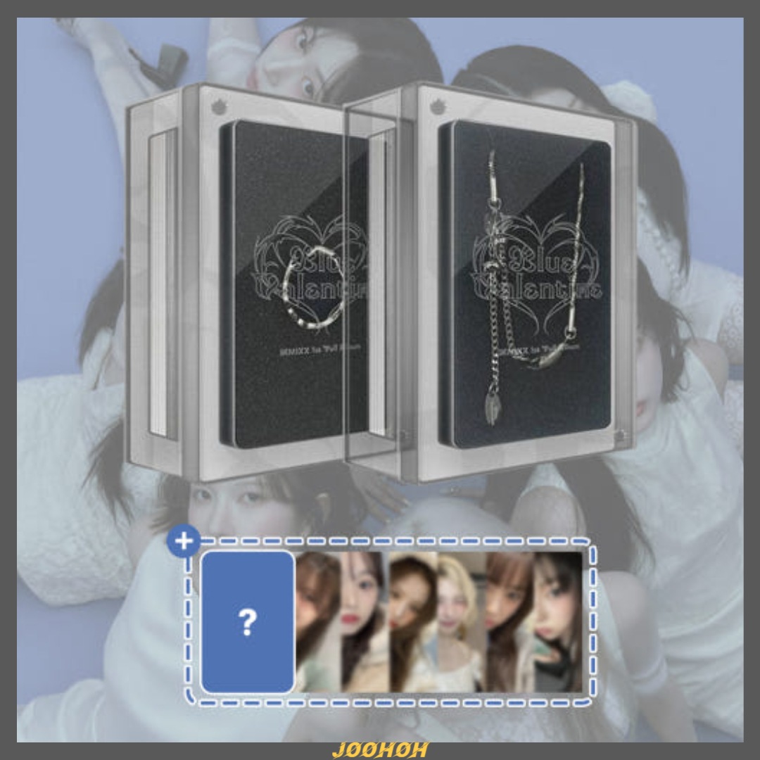 NMIXX 正規 1集アルバム ブルーバレンタイン 「Love Token」 ver. 2種から選択 (指輪 or ブレスレット) + 特典フォトカード1枚