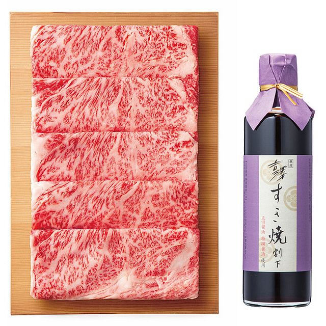 銀座吉澤 国産みちのく和牛すき焼きセット G-A