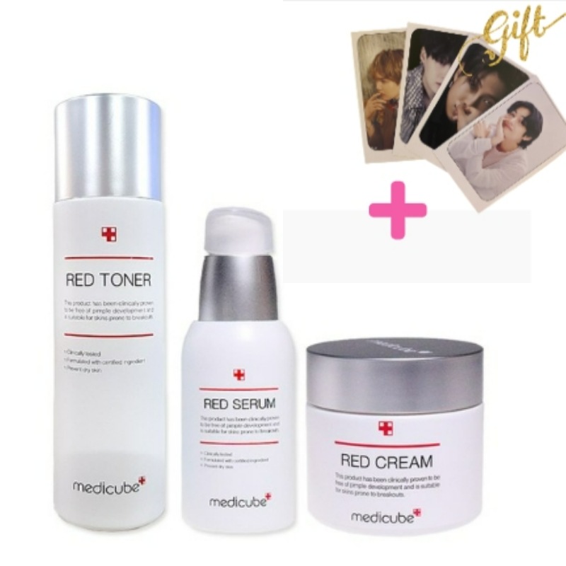 レッド ライン ベーシック 3 セット トラブル & カーミング(トナーセラムクリーム)(BTSフォトカード2枚贈呈)