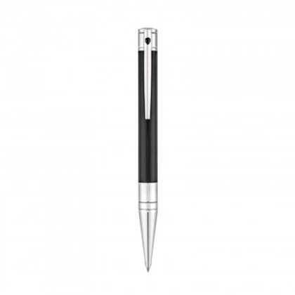 S.T. Dupont エス・テー・デュポン D-イニシャル ボールペン ブラック / クローム 265200