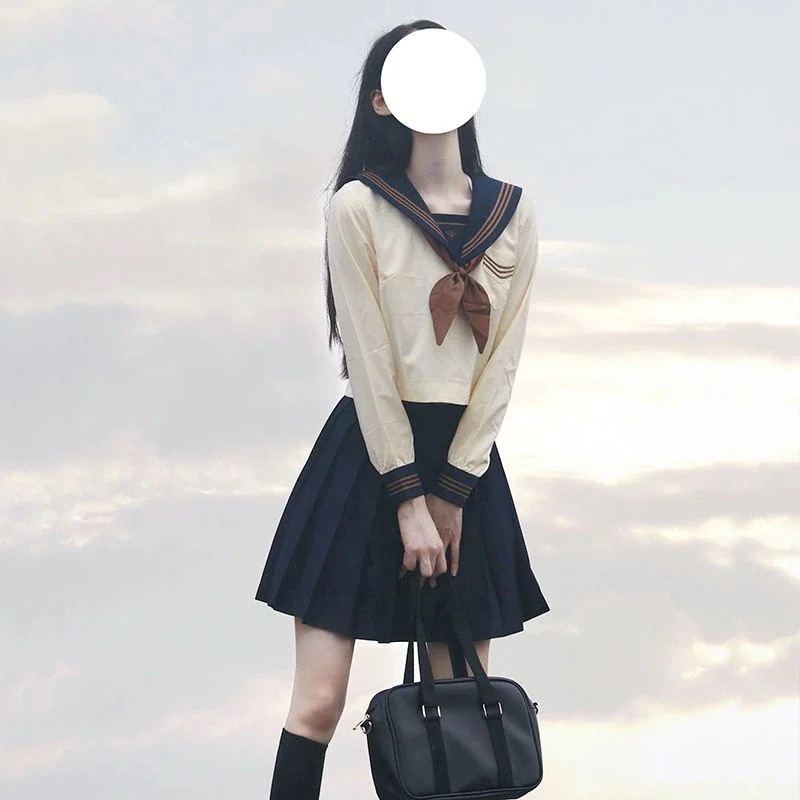 【NEWカラー追加】春 サマー カレッジ風 ファッション JK制服 日系 レディース 半袖+プリーツスカート 上下セット