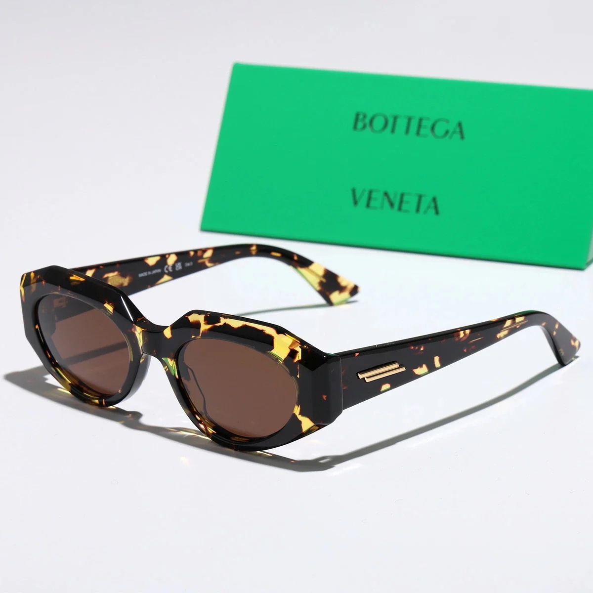 BOTTEGA VENETA ボッテガヴェネタ サングラス BV1031S レディース キャットアイ型 セルフレーム フルリム アイウェア 002