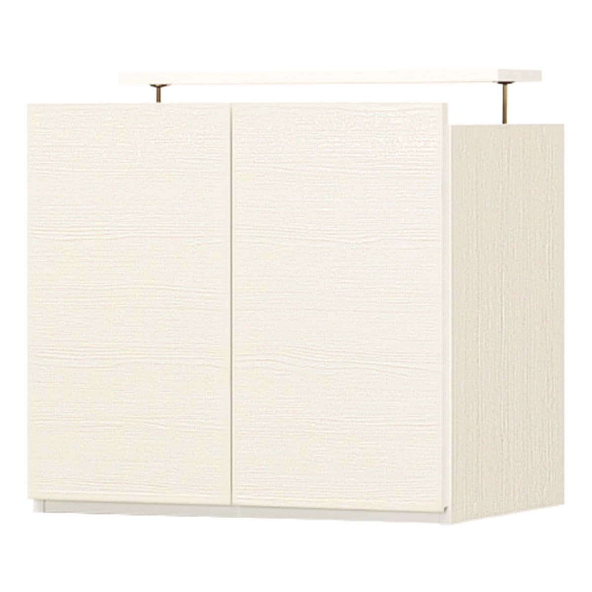 白井産業【SHIRAI】上置き 天井突っ張り 壁面収納 扉付 ポルターレ ホワイト 白 幅60cm POR-5560DUWH POR-5560DUWH