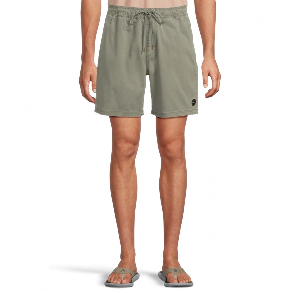 RVCA エスケープ 17インチエラスティックショーツセージリーフ