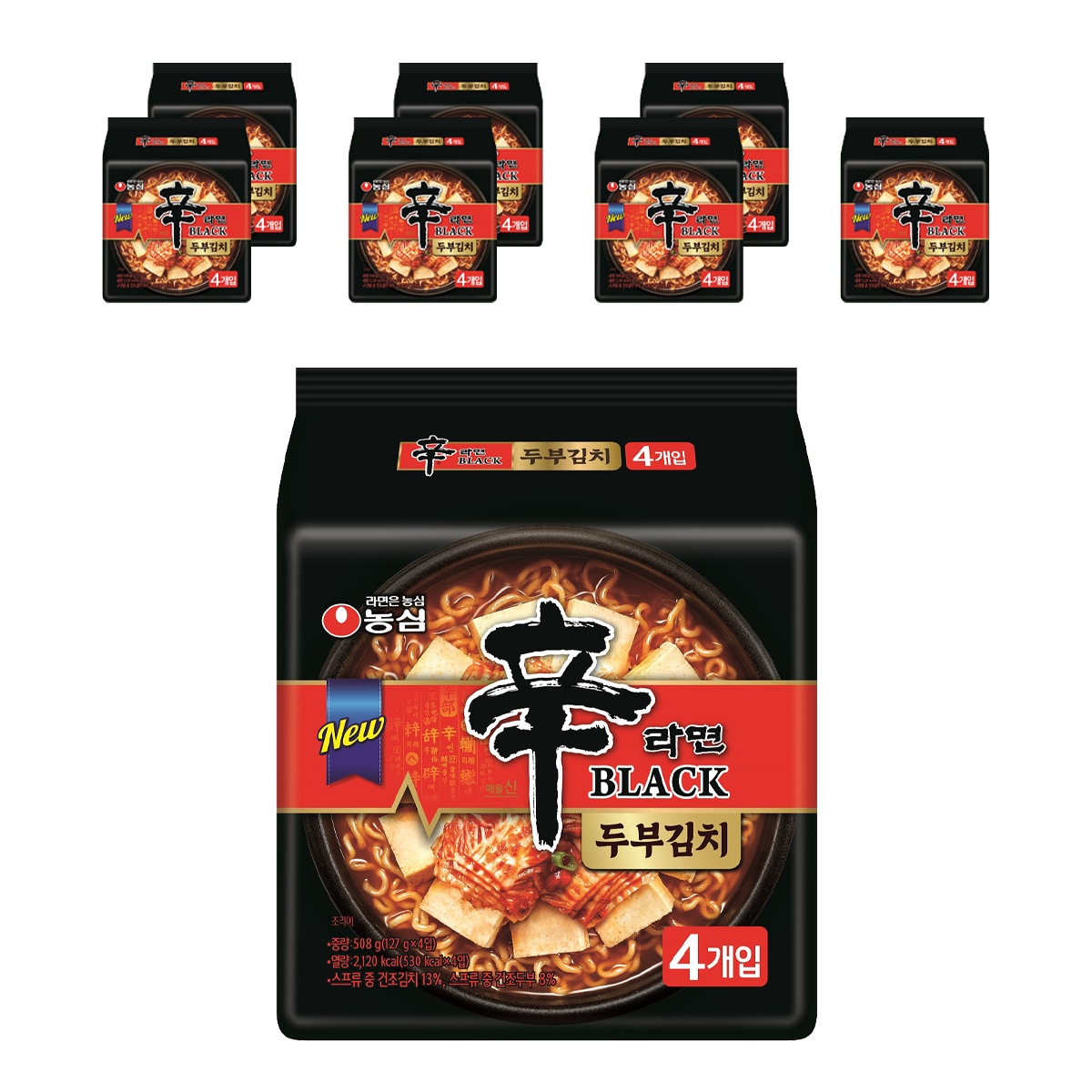 （TF013）辛ラーメンブラック豆腐キムチの味であればマルチ127g /韓国配送/ラーメン