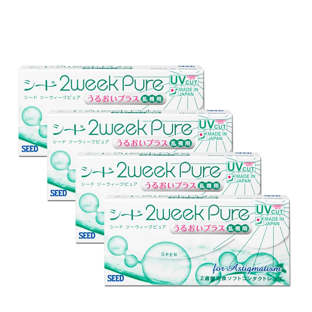 2weekピュアうるおいプラス 乱視用 6枚 (4箱)