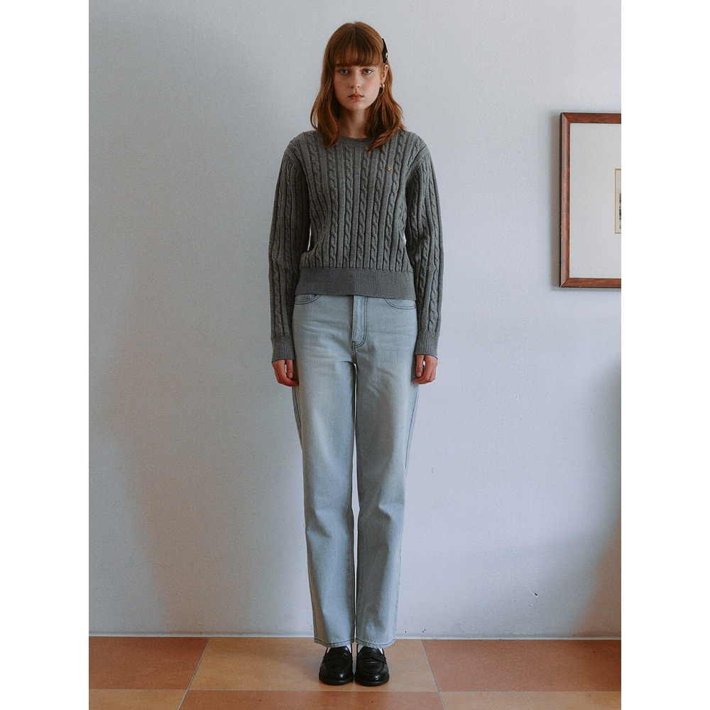 ROLAROLA カーペンター デニム パンツ ライトブルー