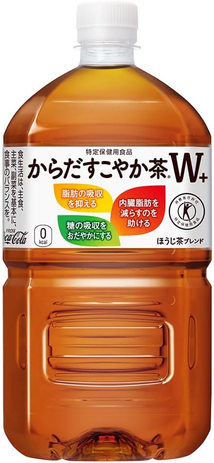 トクホ コカ・コーラ からだすこやか茶W 1.05LPET×12本