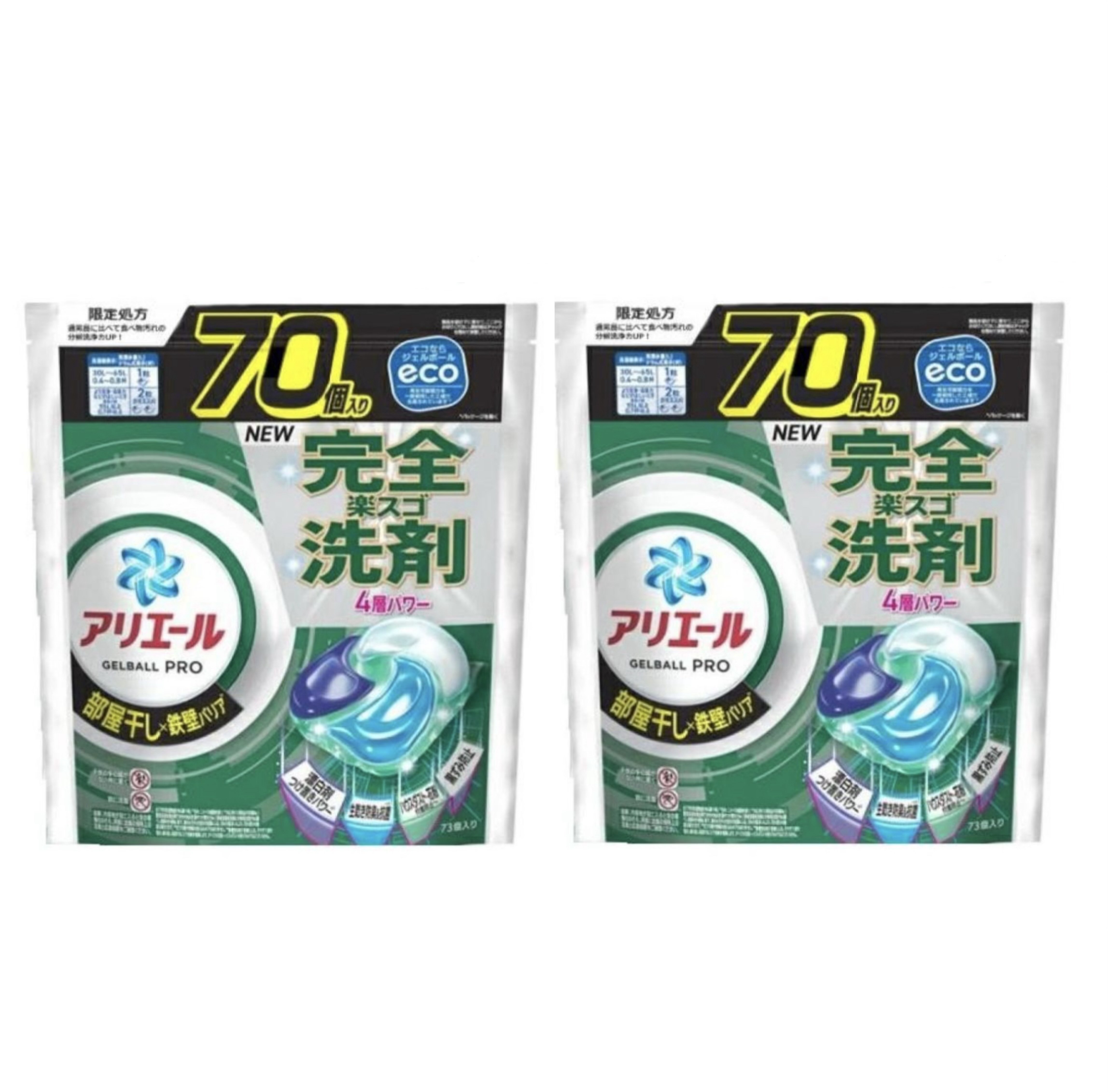 アリエール 洗濯洗剤 ジェルボール プロ 部屋干し用つめかえ 140個入り 新品