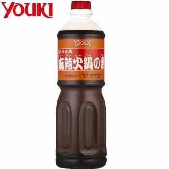 YOUKI ユウキ食品 麻辣火鍋の素 1.1kgx6本入り 212460