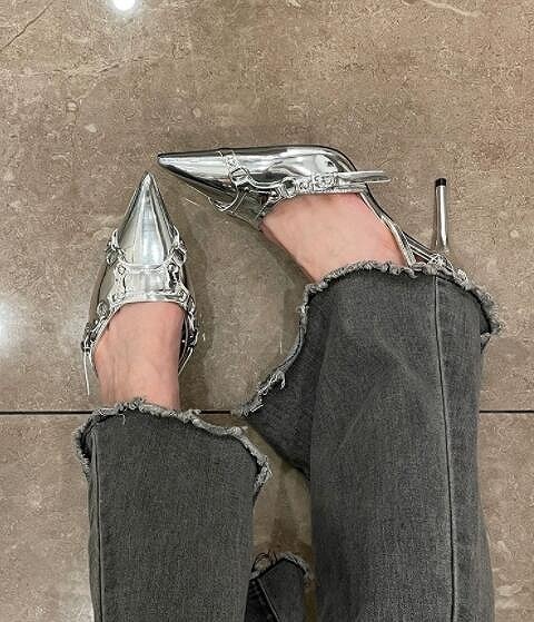 シューズ 靴 パンプス 尖り ハイヒール PU フェイクレザー レディースシューズ