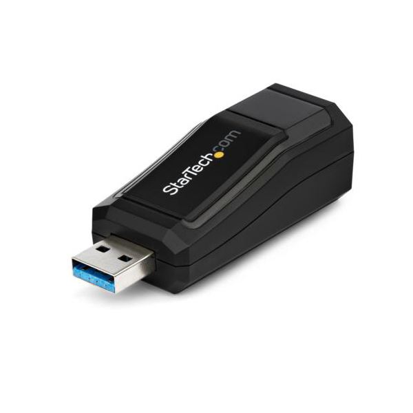 StarTech.com USB3.0-Gigabit Ethernet LANアダプタ 10/100/1000Mbps対応 ブラックUSB31000NDS 1個