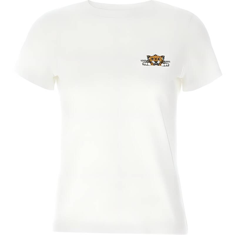 [ラベッルーソ] SS25 レディース ハッピータイガー Tシャツ FF52TS1694SO 02