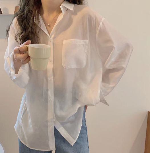 シャツ レディース 大きいサイズ ブラウス 長袖 トップス 春 夏 可愛い フォーマル おしゃれ お出かけ デート ディナー デイリー ママコーデ シンプル 無地 きれいめ 高見え 高級感 上品 オフ