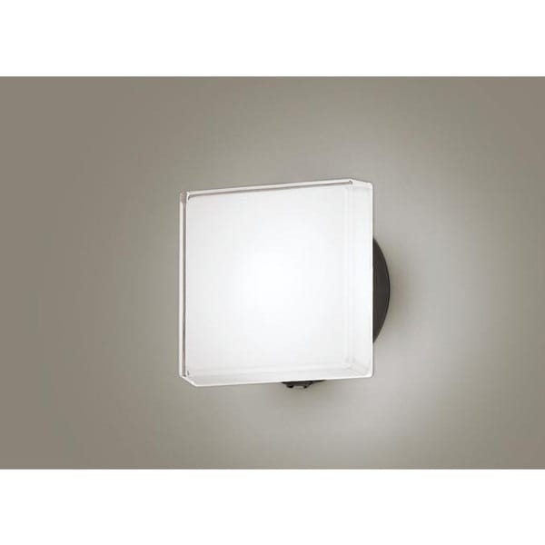 LGWC81327KLE1 [壁直付型 LED（昼白色） ポーチライト 拡散タイプ密閉型 防雨型FreePaお出迎えフラッシュ明るさセンサ付段調光省エネ型 白熱電球40形1灯器具相当]