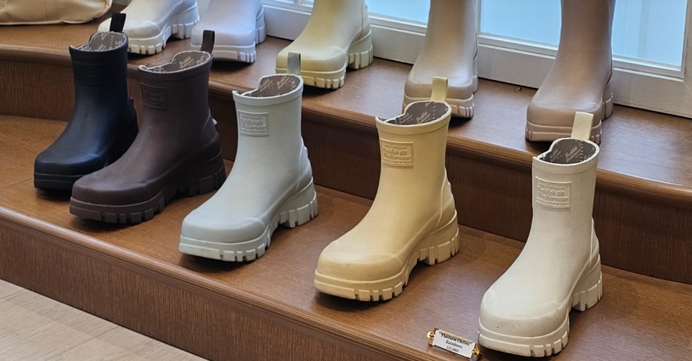 FLATFORM CHELSEA RAIN BOOTS /ヒール 5.5cm