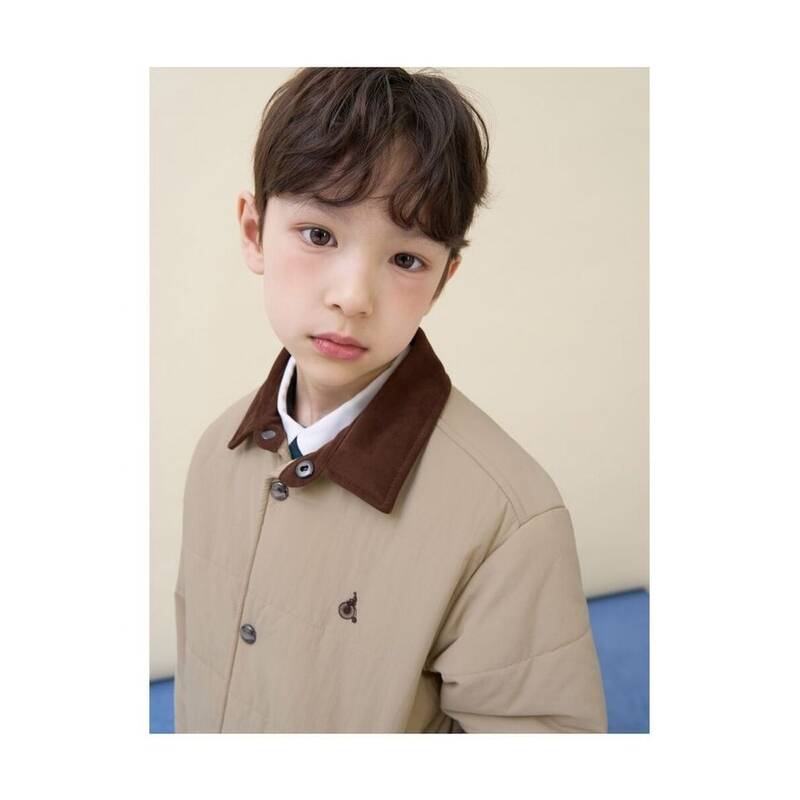 ビーンポールキッズ BEANPOLE KIDS クラシックジャケット ジャケット型ジャンパー ベージュ (BI6138U02A) BI6138U02A 344361
