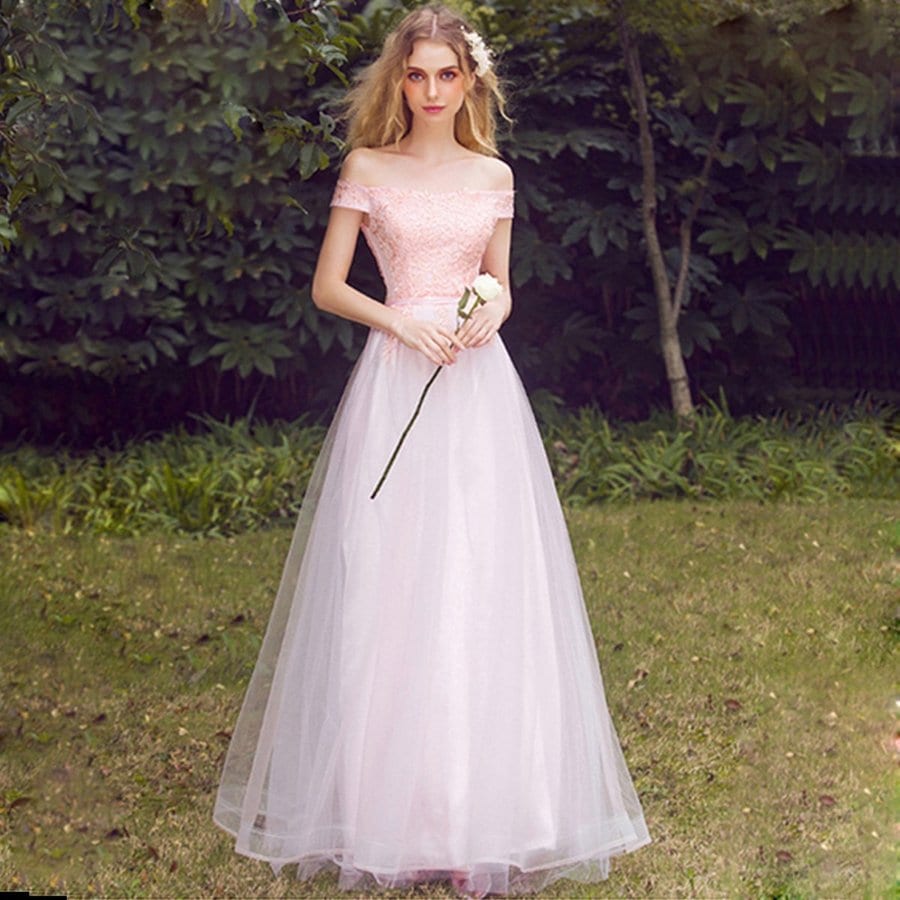 ロングドレス 安い カラードレス ピンク イブニングドレス 結婚式 カクテルドレス 演奏会 フォーマル 発表会 コンサート 花嫁 パーティードレス 結婚式 6,895円