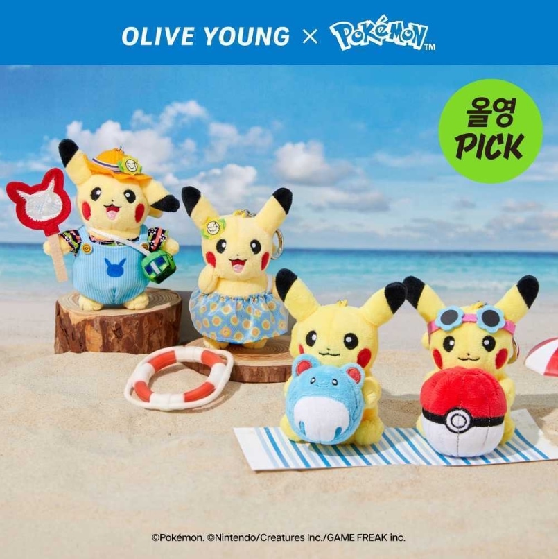 Qoo10] 【韓国限定】ポケモン×オリーブヤング ポ
