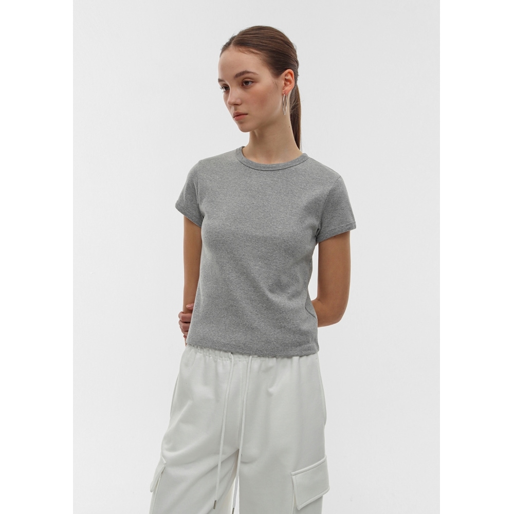 ブラックアップ [ニュースプリング] [B-ベーシック] スタンダードリンガーラウンド半袖Tシャツ (2サイズ)