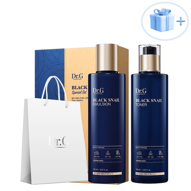 [企画商品] ブラックスネイル トナー 150ml + エマルジョン 150ml セット 韓国コスメ 保湿充電 高栄養 毛穴 小じわ 乾燥肌 弾力 シミ プチ トーンアップケア スキンケアセット 韓国 5,640円