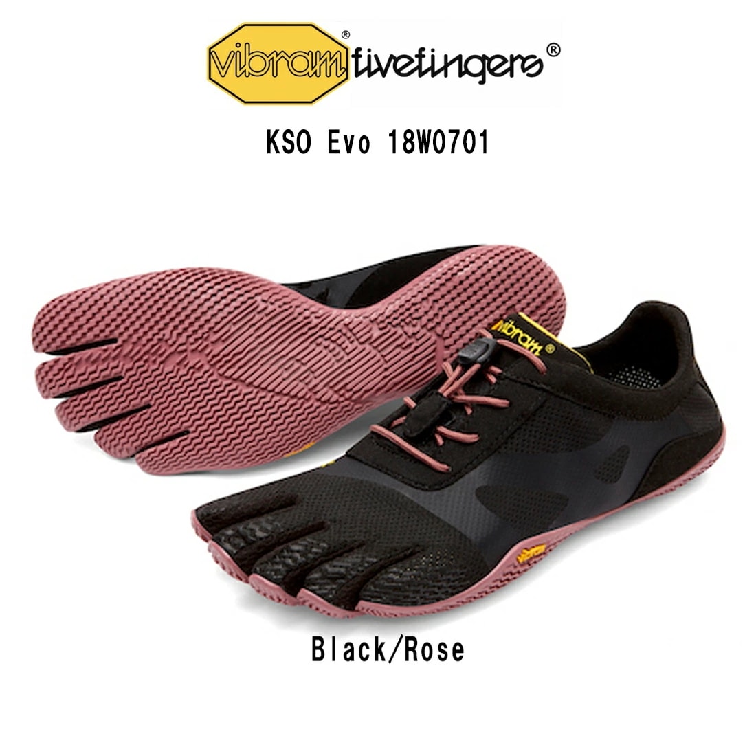 Vibram FiveFingers レディース 五本指 シューズ トレーニング フィットネス 超薄型ソール 小さめ 女性用 KSO Evo 18W0701