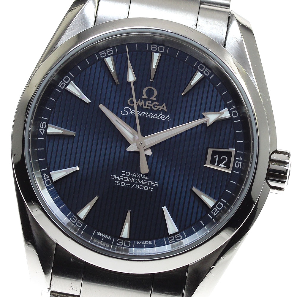 オメガ OMEGA 231.10.39.21.03.001 シーマスター アクアテラ 150M コーアクシャル 自動巻き メンズ 保証書付き_829548【中古】