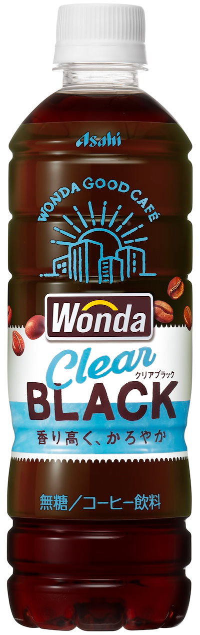他サイト： ワンダ アサヒ飲料 クリアブラック 500ml×24本[コーヒー]の商品画像
