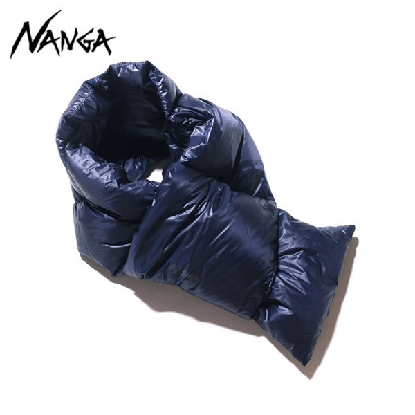 ナンガ PORTABLE LIGHT DOWN MUFFLER(UNISEX) NVY FREE NA2243-3C301 N1PMNYN2 ポータブルライトダウンマフラー(ユニセックス)