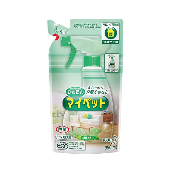 (まとめ) 花王 かんたんマイペット つめかえ用 350ml 1本 (×30セット)