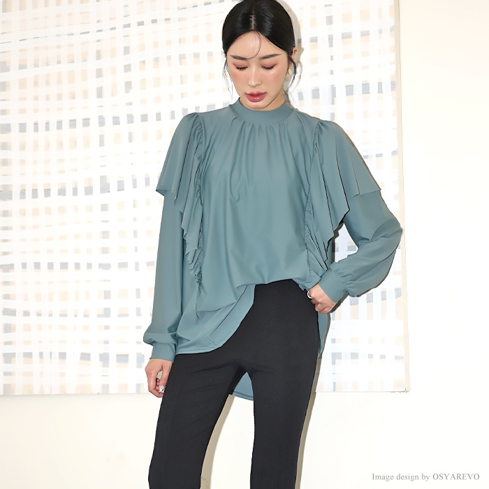 ラッシュガード セットアイテム 水着 レディース 体型カバー 水陸両用 水着の上に着る オトナ女子 フリル二の腕カバー 大人スタイル 長袖ラッシュガード 普段着 公園 プール 海 水遊び 海 アウトド 5,561円