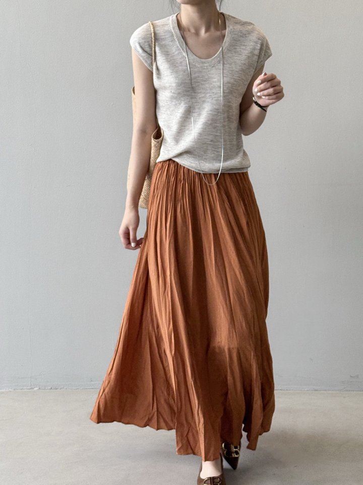 [지니네램프] 썸머 크리즈 롱스커트