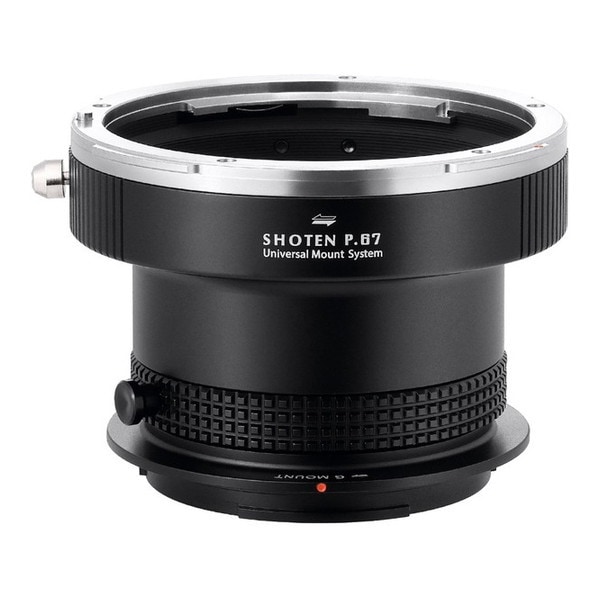 SHOTEN P67-FG-U UMSシリーズ マウントアダプター (ペンタックス67マウントレンズ 富士フイルムGマウント変換)