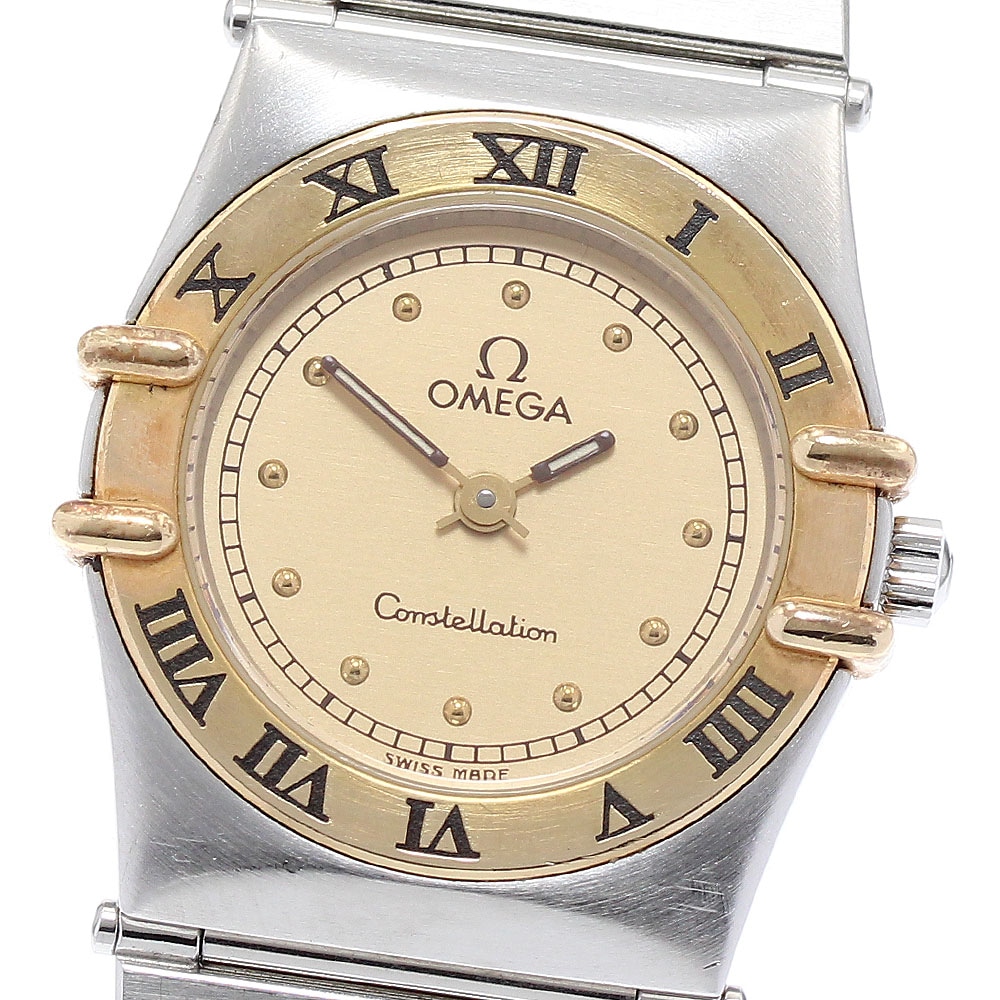 オメガ OMEGA コンステレーション クォーツ レディース 保証書付き_878374【中古】