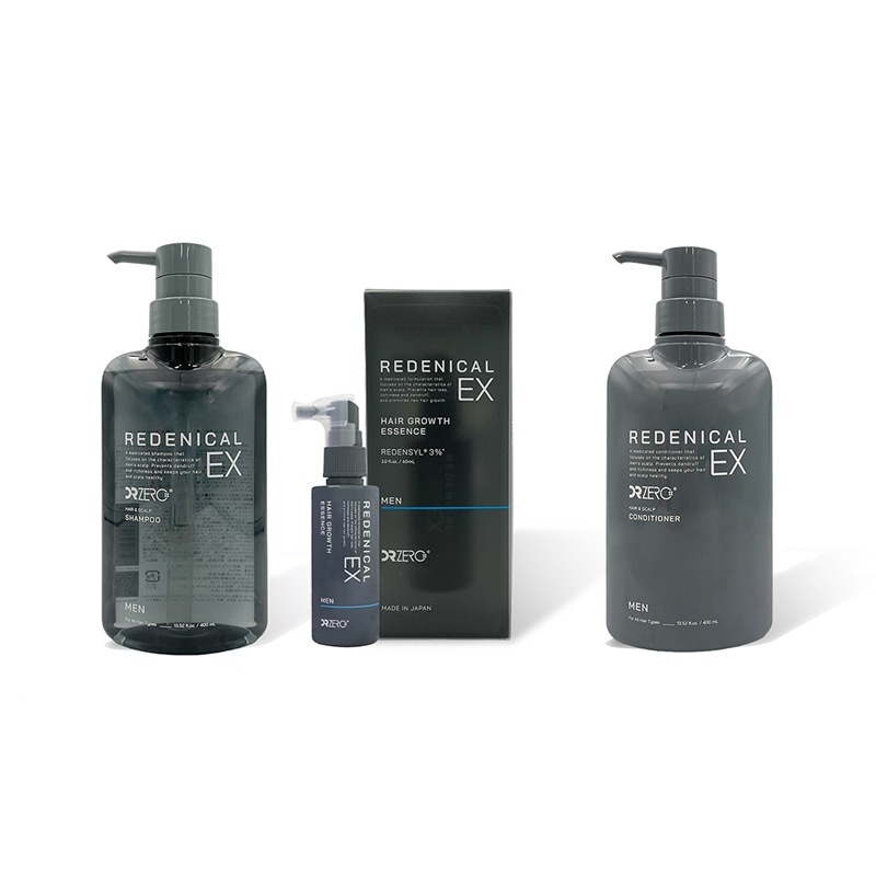 【セット】リデニカルEXヘア スカルプ シャンプー&コンディショナー MEN 400mL &ヘアグロースエッセンス MEN 60mL【医薬部外品】セット