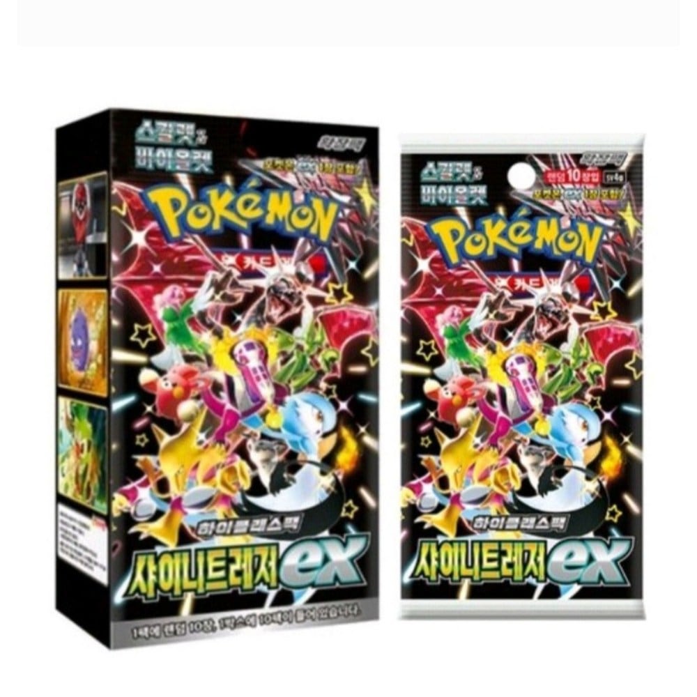 ポケモンカード /スカーレット & バイオレット/ハイクラスパック/シャイニトレジャー EX/ 強化拡張ブースターボックス/sv4a -韓国語バージョン