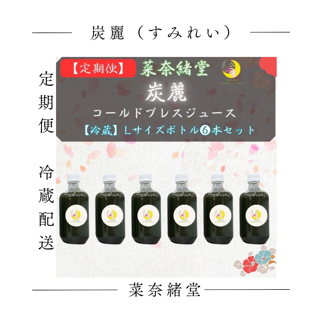 【定期便】 炭麗（すみれい）500ml Lサイズ6本