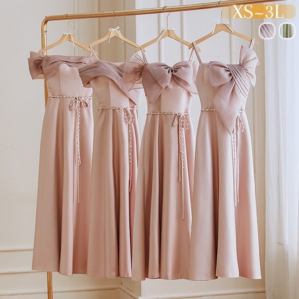 ブライズメイド ドレス 大人 ピアノ 発表会 ロングドレス 演奏会 結婚式 ドレス ピアノ発表会 袖付き ワンピース 半袖 演奏会ドレス 演奏会用ドレス パーティードレス イブニングドレス ロング丈